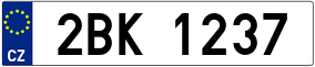 Truck License Plate